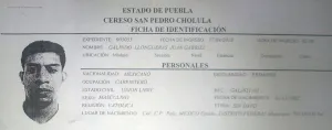 Buscan a Juan Gabriel Galindo, se fugó del Hospital General de Cholula