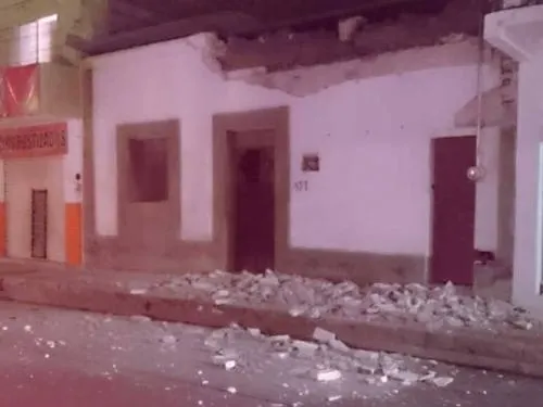 Sismo deja dos personas muertas en Chiapas