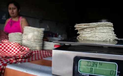 Se dispara precio de tortilla, llega a los 22 pesos por kilo