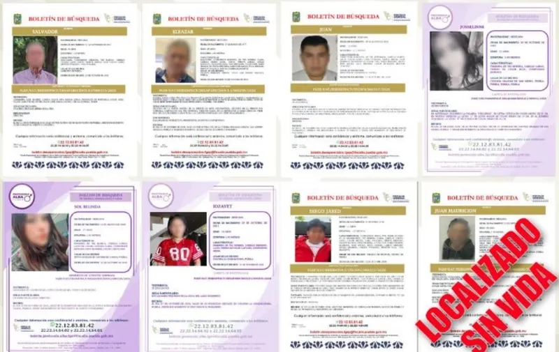 FGE localiza con vida a siete personas reportadas como desaparecidas en Puebla