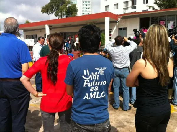 Realizan proselitismo a favor de AMLO, PVEM y Panal
