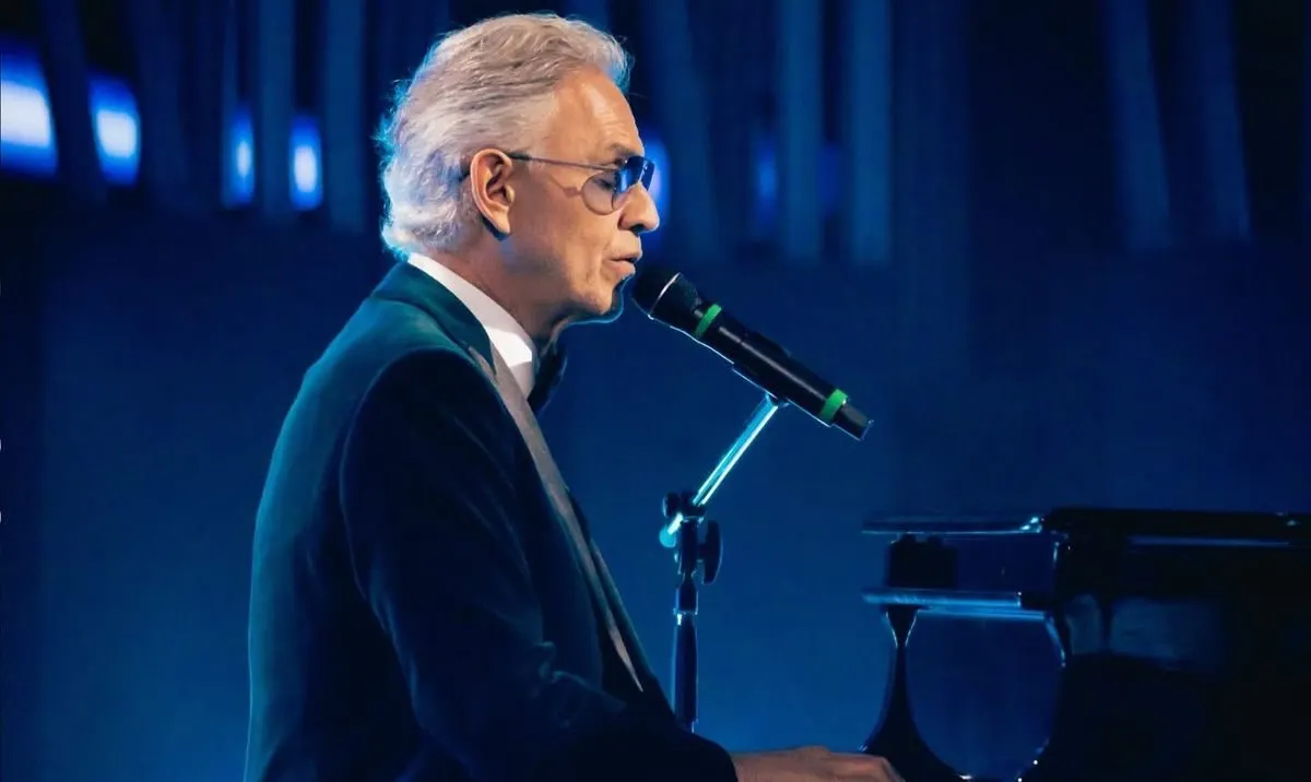 Andrea Bocelli dará concierto gratuito en el zócalo de CDMX el 18 de abril