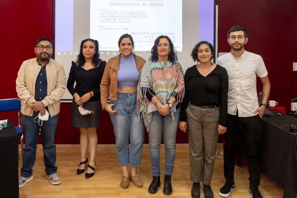 Panel con periodistas Ibero Puebla