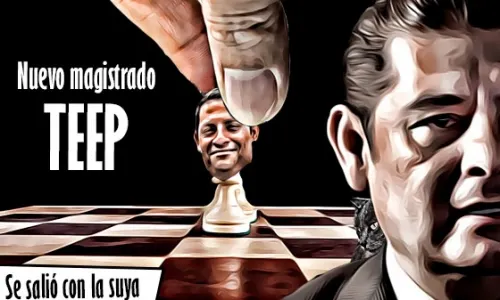 Impone Armenta a su asesor en el Tribunal Electoral
