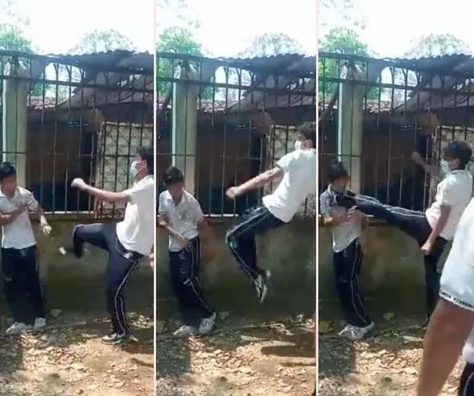 Pelea entre estudiantes en Chiapas
