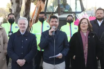 Ayuntamiento de Puebla inicia trabajos en la Recta a Cholula