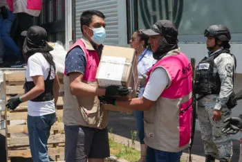 Llega primer lote de un millón de boletas electorales a la Junta Local 12 del INE Puebla