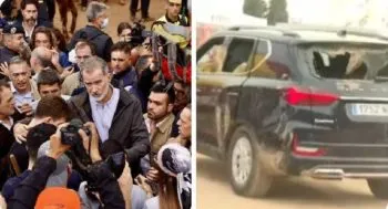 Lodo e insultos recibieron Pedro Sánchez y la realeza en visita a zonas inundadas en Valencia