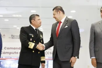 El gobernador del estado Alejandro Armenta recibe el mando de la SSP