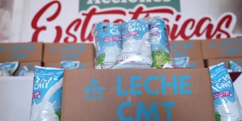 Recibe San Andrés Cholula 20 mil litros de leche de Bienestar Estatal
