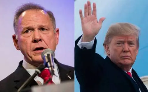 Trump pide votar por candidato al Senado acusado de acoso sexual