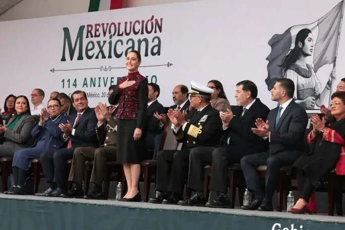 Desfile conmemorativo por el 114 Aniversario de la Revolución Mexicana