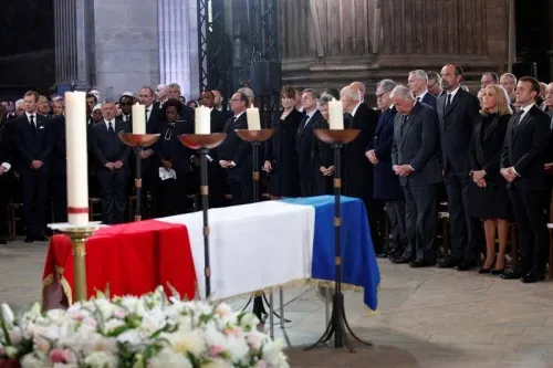 Líderes mundiales dan último adiós a Jacques Chirac
