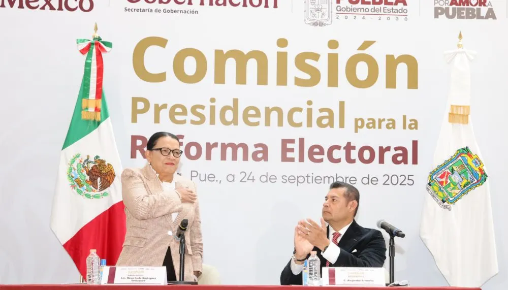 Rosa Icela Rodriguez Audiencia Publica Reforma Electoral Pue