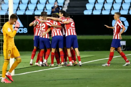 Atlético de Madrid empata 1-1 con el Celta
