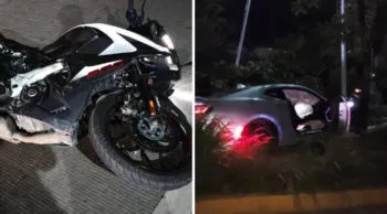 Fallece motociclista tras ser embestido por un vehículo en la Vía Atlixcáyotl
