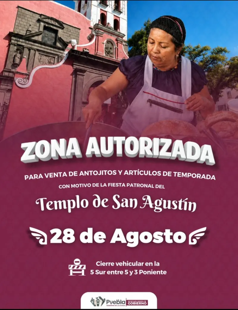 zona-autorizada-venta-antojitos-fiesta-templo-san-agustin