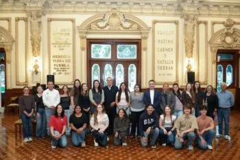 Recibe Ayuntamiento de Puebla estudiantes de Medicina Veterinaria de Oregon State University