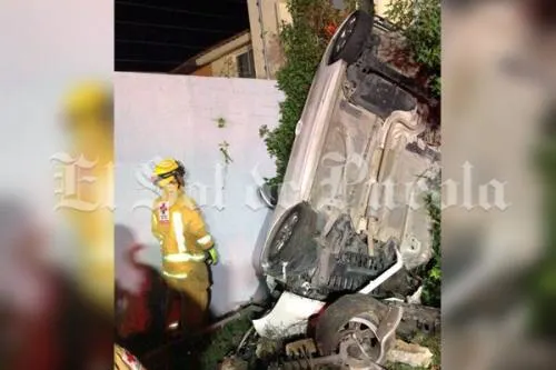 Joven muere tras volcar su auto cerca de la Recta a Cholula