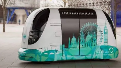 Los londinenses prueban el primer autobús sin conductor