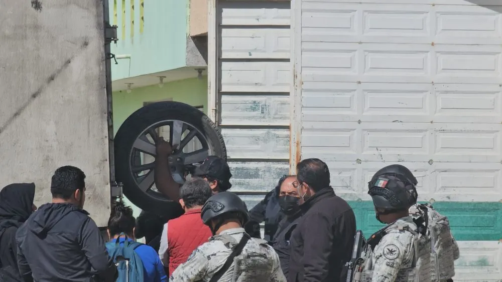 Operativo por llantas robadas en Barranca Honda