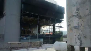 Se incendia edificio de juzgado en Chiautla; reportan saldo blanco