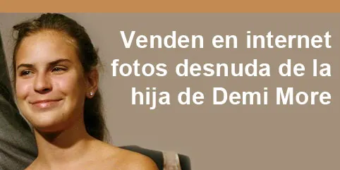 ‘Fotoescándalo’ de la hija de Demi More y Bruce Willis