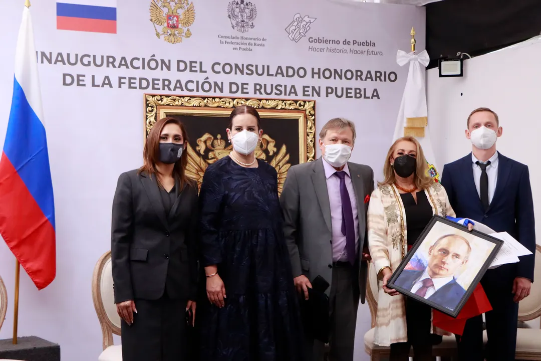 Alberga Puebla Consulado Honorario de la Federación de Rusia