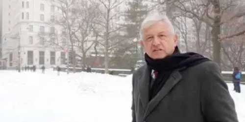AMLO no llega a la ONU por heladas