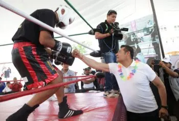 Con activaciones deportivas se promueve integración familiar y paz en juntas auxiliares