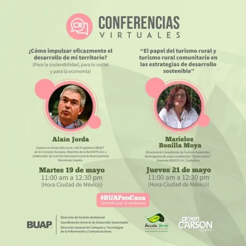 Invita BUAP a participar en ciclo de conferencias virtuales