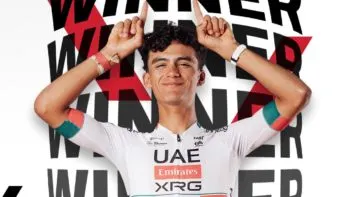 Isaac del Toro gana etapa inaugural del UAE Tour y se viste de líder