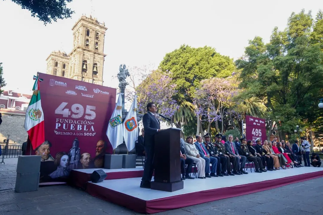 Ceremonia Conmemorativa 495 Aniversario Fundacion Ciudad Pue