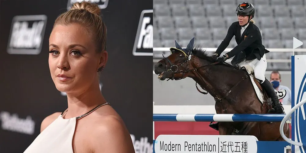 La actriz estadounidense Kaley Cuoco, se ofreció a comprar el caballo maltratado en Tokio 2020