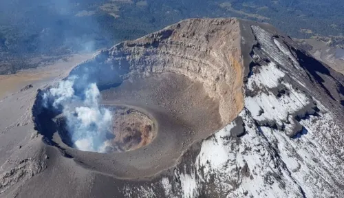 Descartan expertos formación de nuevo domo en el Popocatépetl