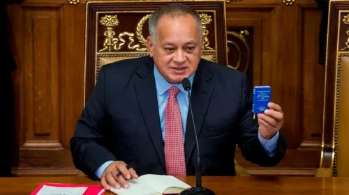 Diosdado Cabello, presidente de la ANC de Venezuela, da positivo a COVID-19