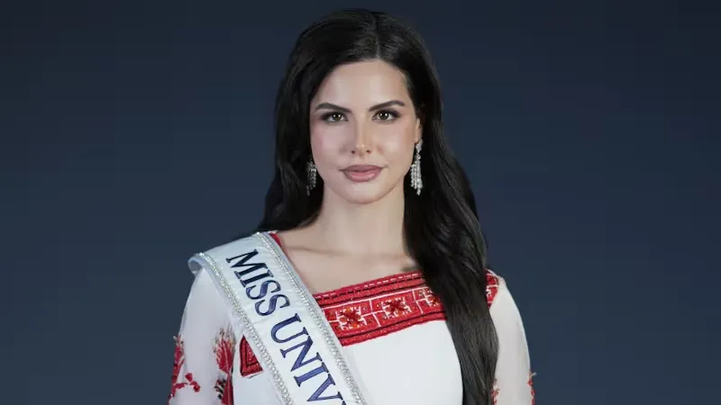 Nadeen Ayoub hará historia: primera representante de Palestina en Miss Universo 2025