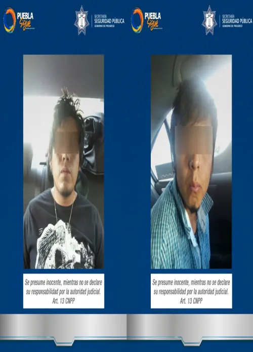 Policía Estatal aseguró a dos narcomenudistas