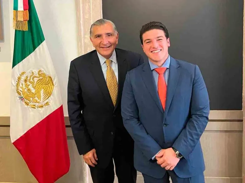 Se reúne Samuel García con el titular de la Segob, Adán Augusto López
