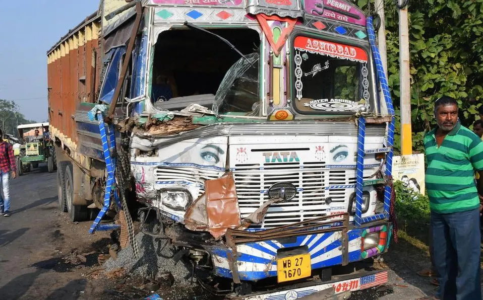 Accidente carretera India