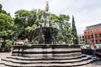 Daños a la fuente de San Miguel: Ayuntamiento de Puebla e INAH alistan restauración