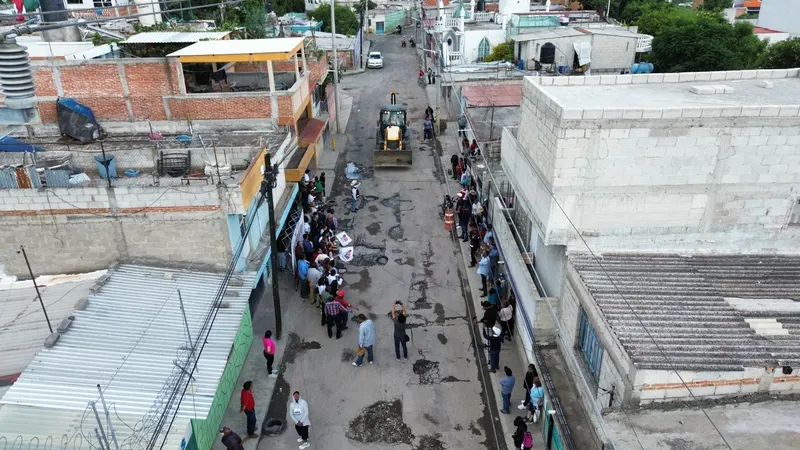 San Pedro Cholula inicia obras de rehabilitación en Santiago Momoxpan y San Diego Cuachayotla