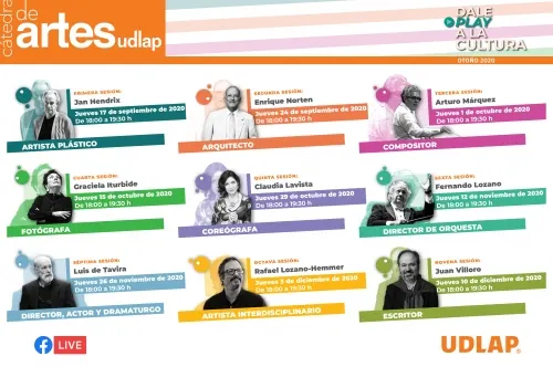 La UDLAP presenta su Cátedra de Artes, espacio que promueve la divulgación   