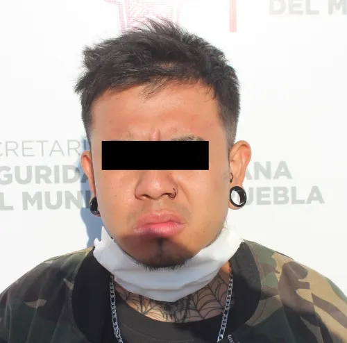 Desarticuló policía municipal de Puebla a banda presuntamente dedicada al robo de vehículo