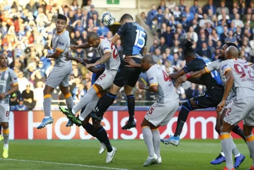 Club Brujas y Galatasaray empatan sin goles en Champions League