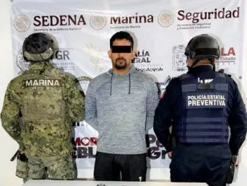 En colaboración, SSP y Semar lo detienen por portar ilegalmente un arma de fuego
