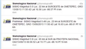 Sismo de 5 grados fue percibido en el centro del país