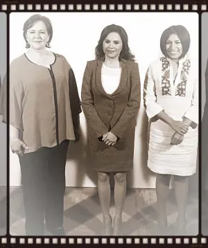 Blanca, Roxana y Ana Tere, sincronizadas en la ruta de la derrota