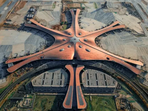 El aeropuerto de China, la nueva maravilla del mundo