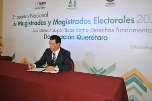 Signa TEEP Declaración Querétaro, impulsada por el TEPJF